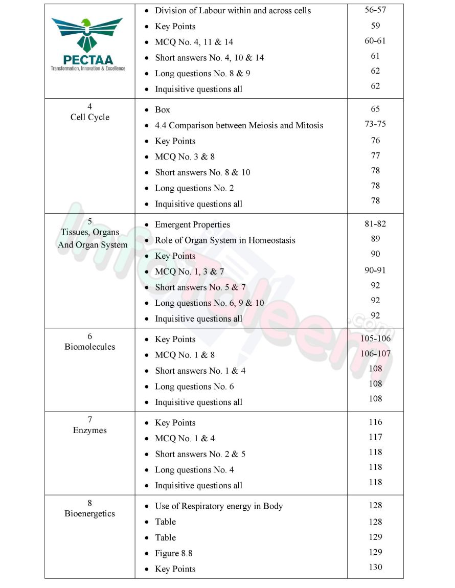 9th Biology Deleted Topics Page 2